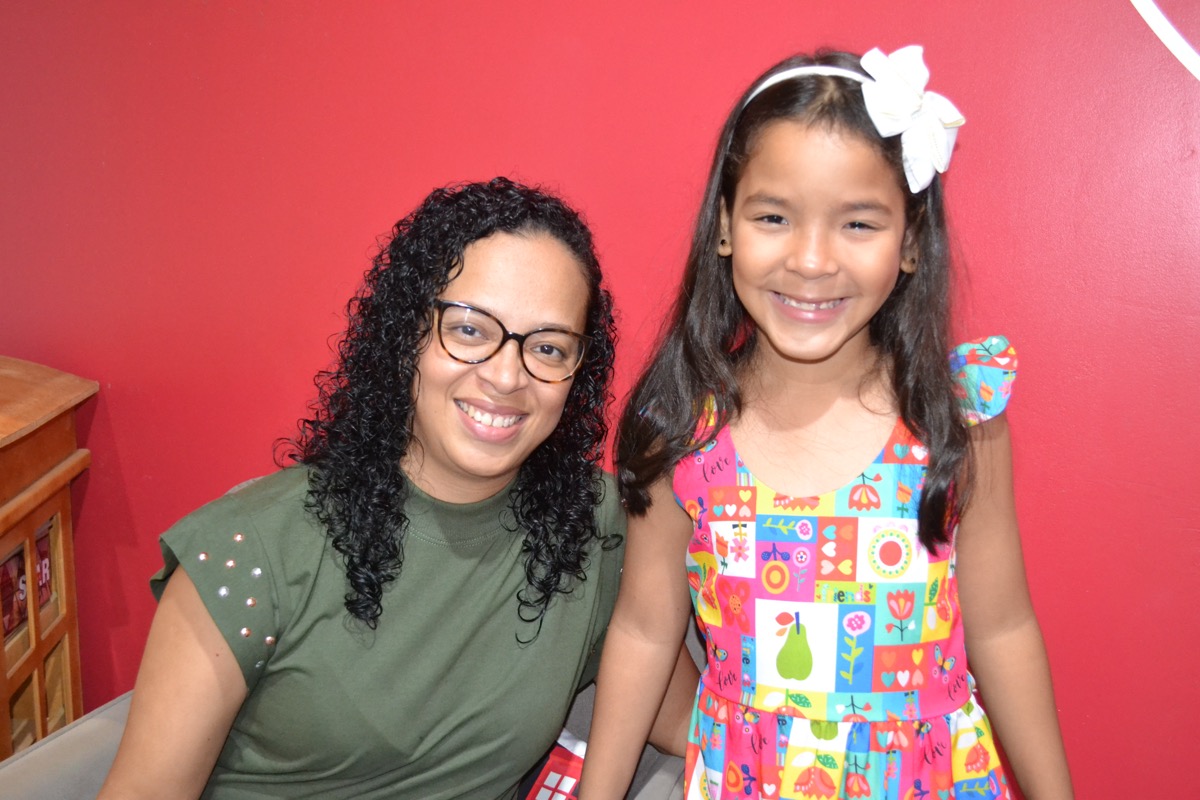 Jaqueline Correa Silva e J&uacute;lia